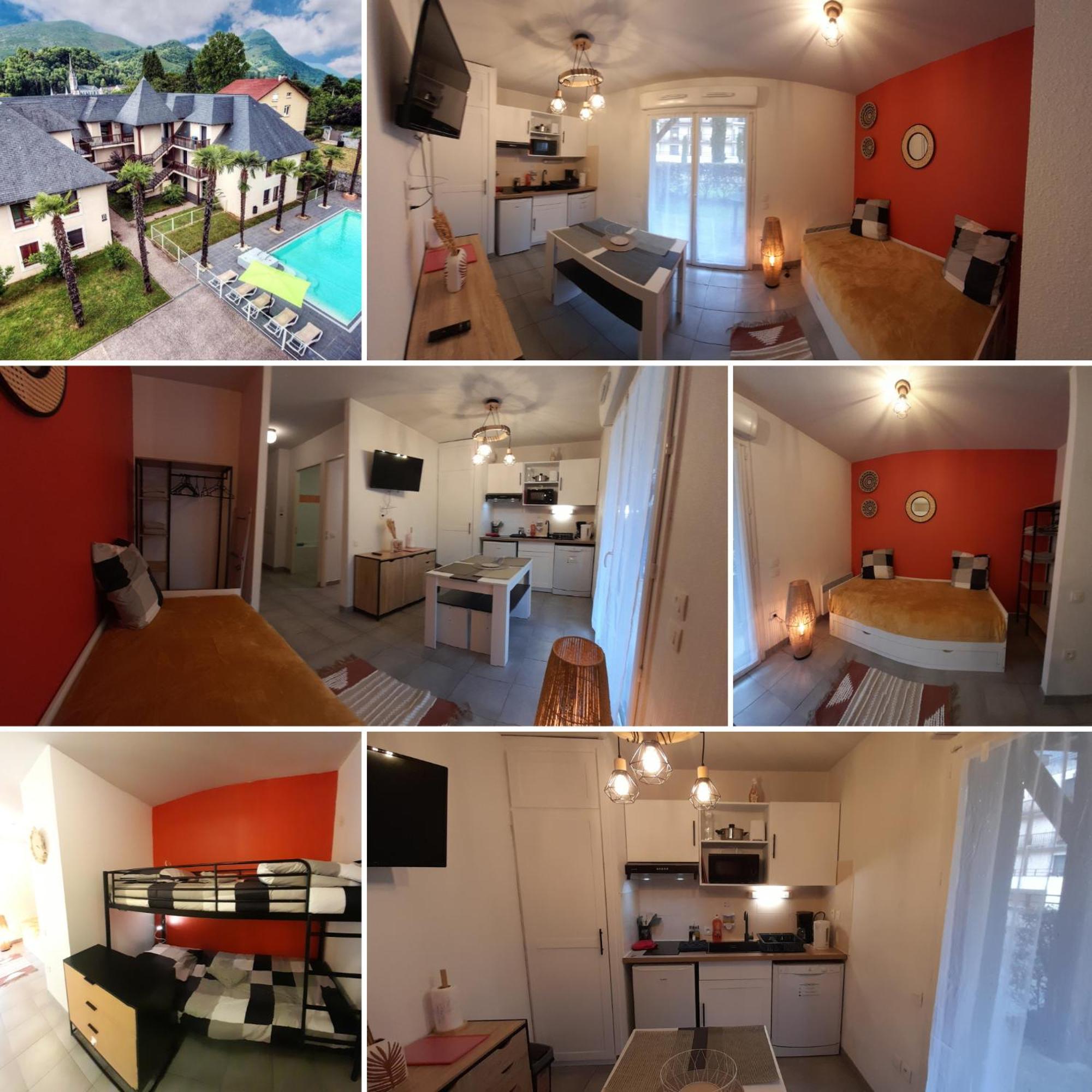 Appartement Du Chamois Roux, Dans Residence De Tourisme 3 Etoiles ลูร์ด ภายนอก รูปภาพ
